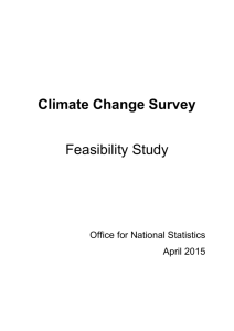 Climate Change Survey - Office for National Statistics