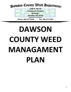 noxious weed management plan