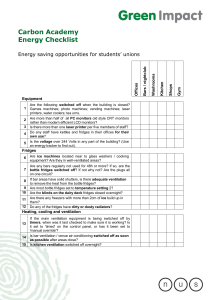 Energy checklist