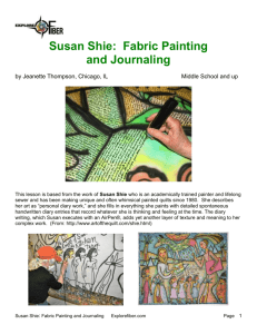 Susan Shie: Fabric Painting