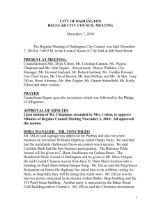 2010 Council Minutes