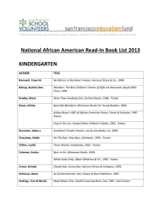 African American Booklist
