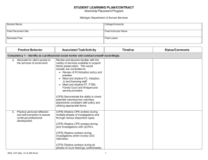 Student Learning Plan/Contract