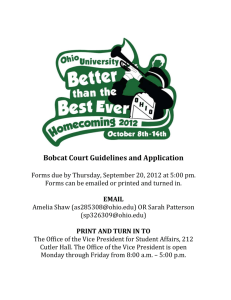 Bobcat Court Guidelines and Application