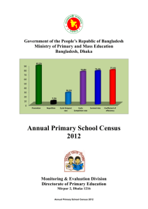 Annex C: PEDPII key performance indicators (Revised), 2005-2012