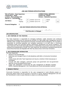 job and person specification approval