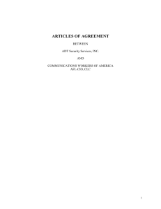 AGREEMENT - CWA Local 9400