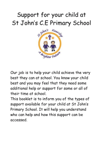 Parent leaflet - St John`s Kearsley