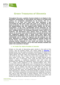 Green Treasures of Slovenia