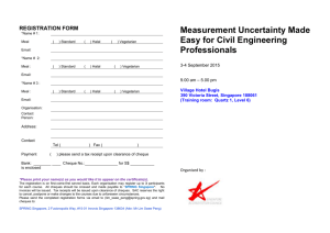 registration form - Singapore Accreditation Council