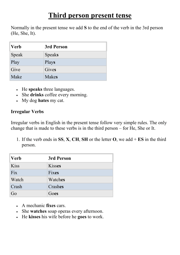 third-person-present-verb-slidesharedocs