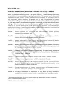 DRAFT Draft: March 12, 2015 Principles for Effective Cybersecurity