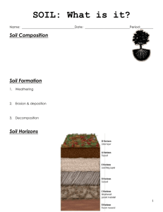Soil NOTES