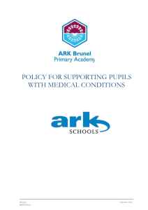 Policy for Supporting Pupils with Medical Conditions
