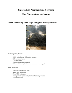 Hot Composting workshop