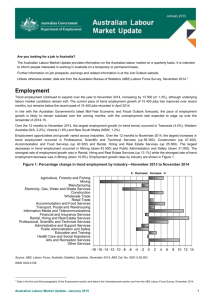 DOCX file of Australian Labour Market Update January