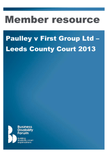 Paulley v First Group Ltd