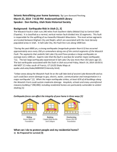 Seismic retrofitting summary vDH