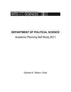 department of political science