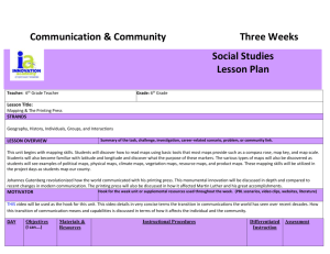 6th Social Studies Community and Communication