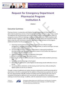 Business Case - VA Emergency Department