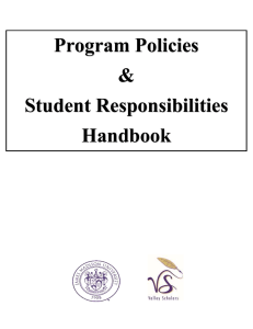 VS Student Handbook 2014-15