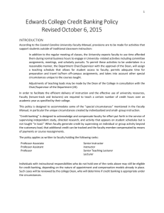 Credit Banking Policy - rev Oct 2015