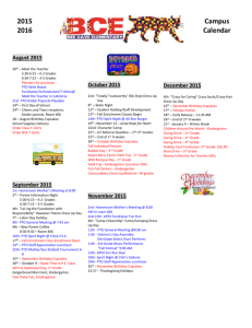 BCE 2015-2016 Events