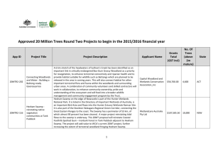 Approved 20 Million Trees Round Two Projects (DOCX