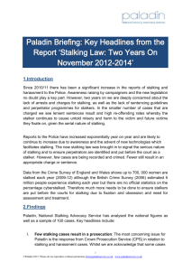 Key Headlines from the Stalking Law: Two years on