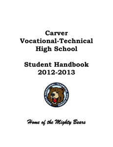 Carver Vocational-Technical High School #454 Student/Parent