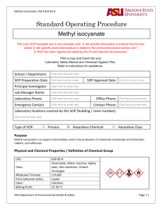 Methyl isocyanate