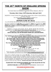 the 25 th north of england spring show