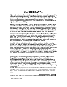1AC Betrayal