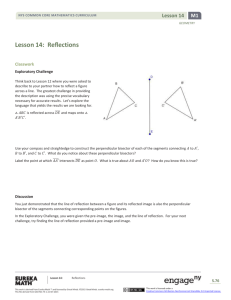 Geometry Module 1, Topic C, Lesson 14: Student Version
