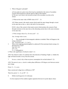 Class XII Physics Important Questions and Answers