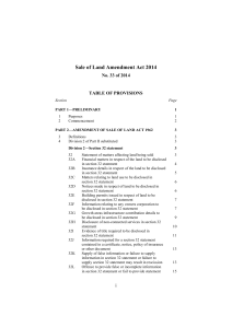 Sale of Land Amendment Act 2014