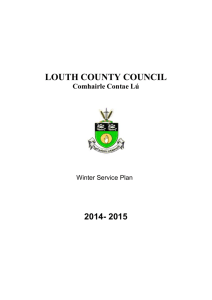 Winter Service Plan - Louth County Council