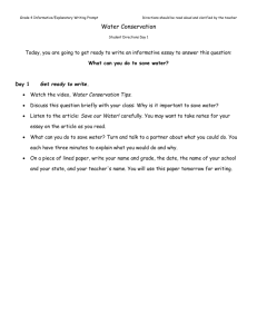 Grade 4, Prompt for Informative/Explanatory Writing