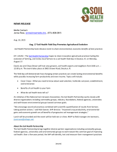 News Release - Soil Health Partnership