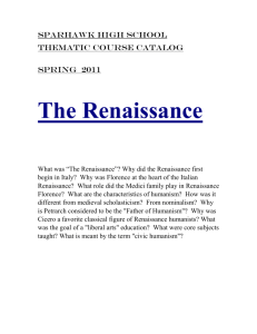 “The Renaissance”?