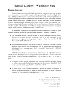 Premise Liability Summary - Public Risk Management Association