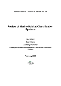 Marine Habitat Classification Review