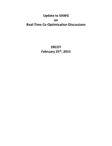Update on RT Co Opt Discussions to SAWG February 25 2015