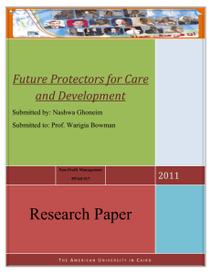 Future Protectors for Care and Development