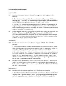 Assignment Schedule #3