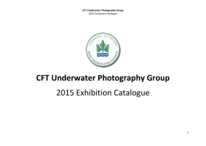 CFT Underwater Photography 2015 Catalogue
