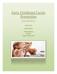 Early Childhood Caries Prevention