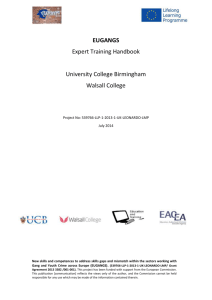 EUGangs Training the Trainers Handbook