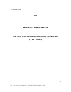 Safety, Health and Welfare at Work (Diving) Regulations 2010